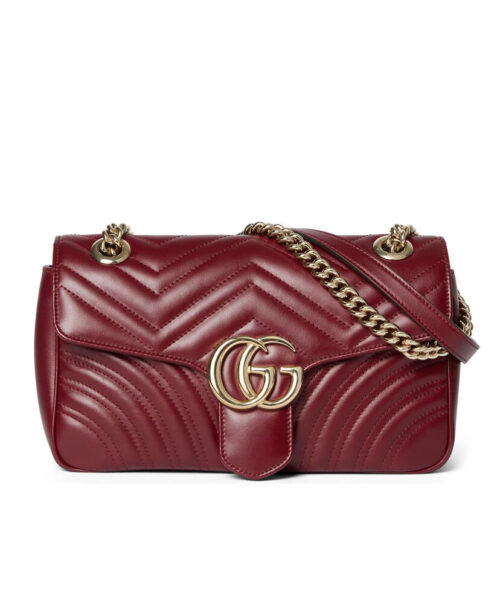 Gucci GG Marmont Small Shoulder Bag 443497 Mauve
